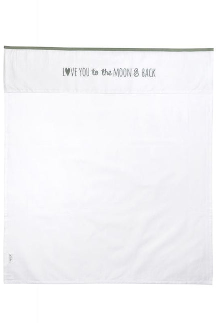 Meyco Wieglaken Love You To The Moon & Back Forest Green - Meyco - Babywinkel - 4054703413649