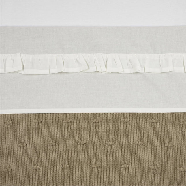 Meyco Wieglaken Ruffle Offwhite - Meyco - Babywinkel - 4054703413915