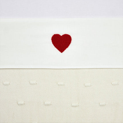 Meyco Wieglaken Sweet Heart Red 75X100cm - Meyco - Babywinkel - 4054703625912