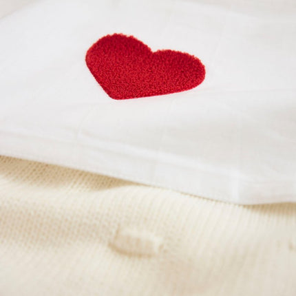 Meyco Wieglaken Sweet Heart Red 75X100cm - Meyco - Babywinkel - 4054703625912