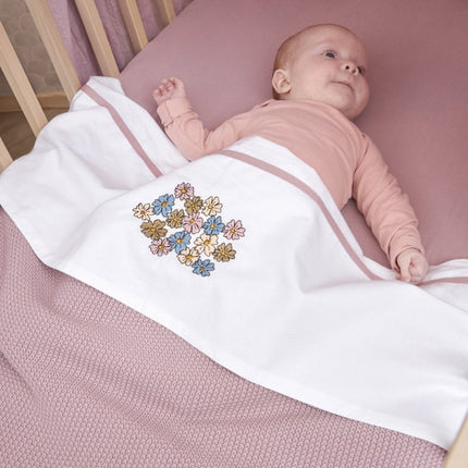 Meyco Wieglaken Vintage Flower Lilac - Meyco - Babywinkel - 4054703413878