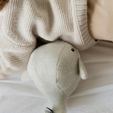 Moby (grey) - Rechargeable heartbeat comforter - Babywinkel - 8720726529396