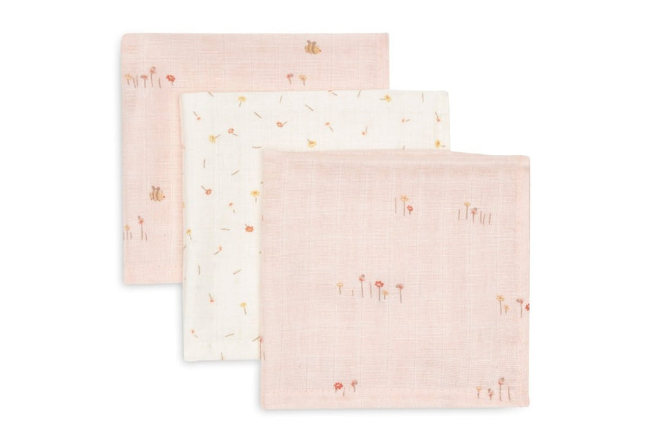 Monddoekje Hydrofiel 31x31cm - Pretty Picnic - 3 Stuks koop je bij Babywinkel