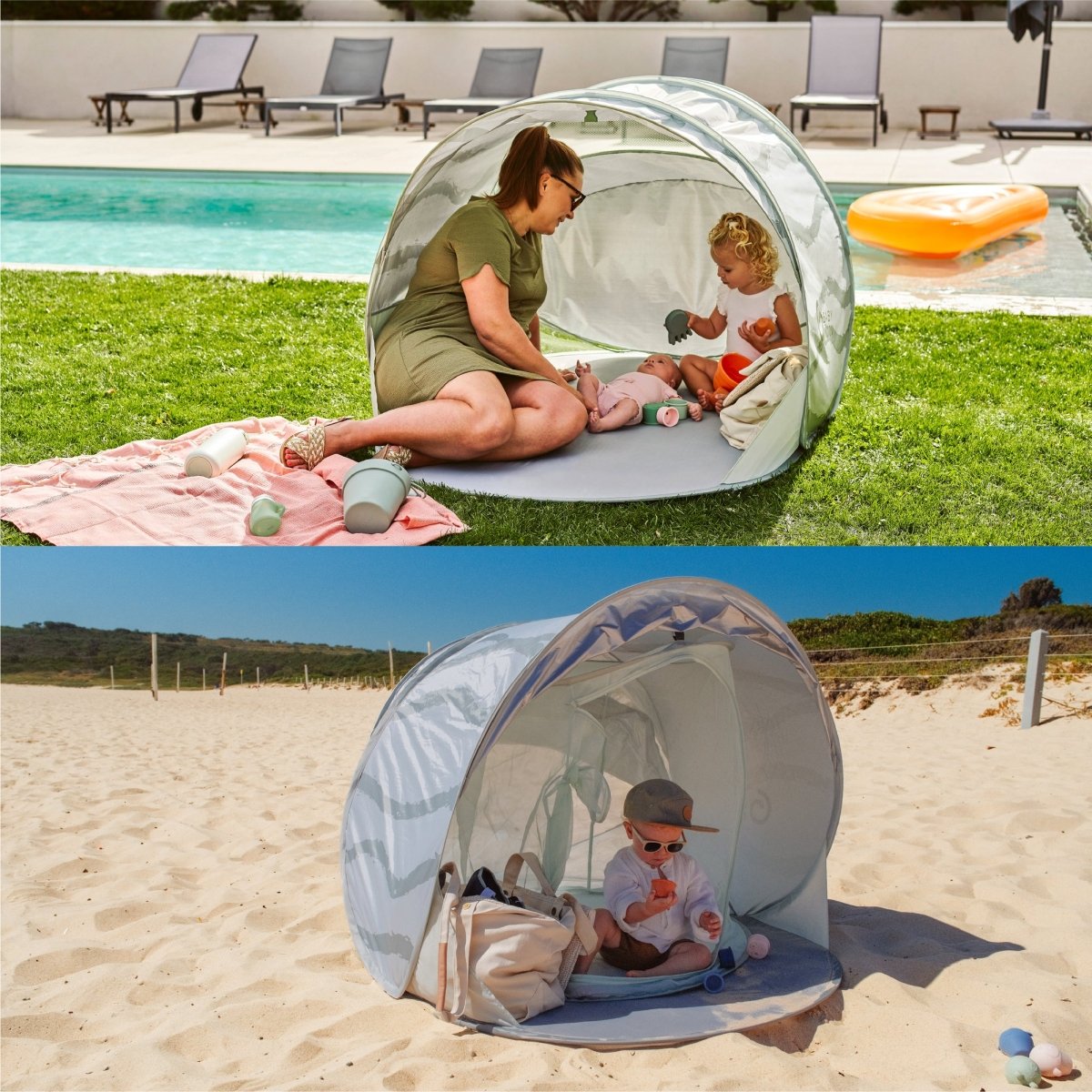 babymoov uv zelt Babymoov Strandzelt Blaue Lagune – Babywinkel