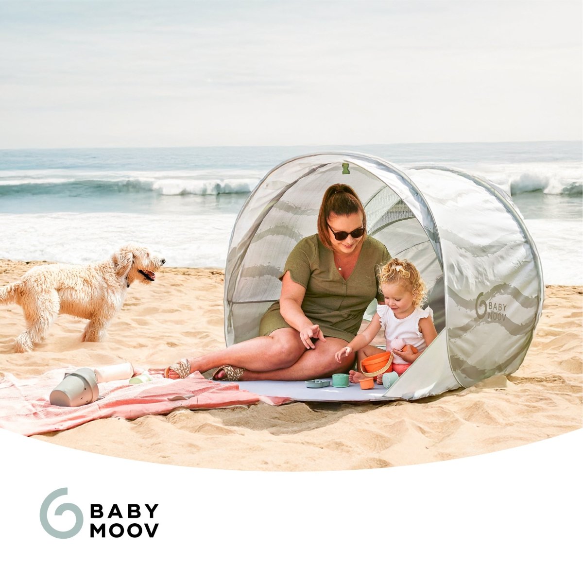 babymoov sonnenschutz zelt Babymoov Strandzelt Blaue Lagune – Babywinkel