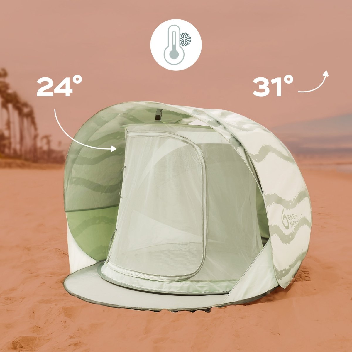 babymoov zelt Babymoov Strandzelt Blaue Lagune – Babywinkel