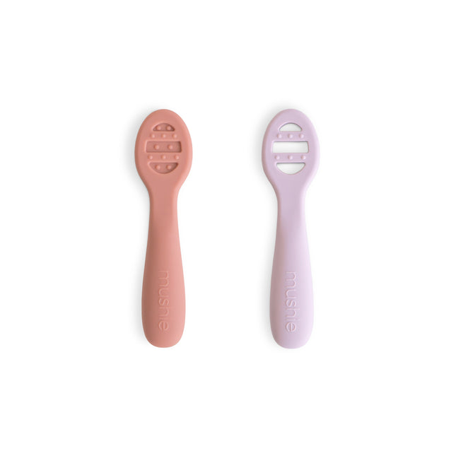 <tc>Mushie</tc> Babylöffel Rose/ Zartlila 2tlg