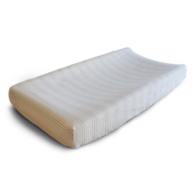 Mushie Aankleedkussenhoes Retro Stripes - Mushie - Babywinkel - 810052465623