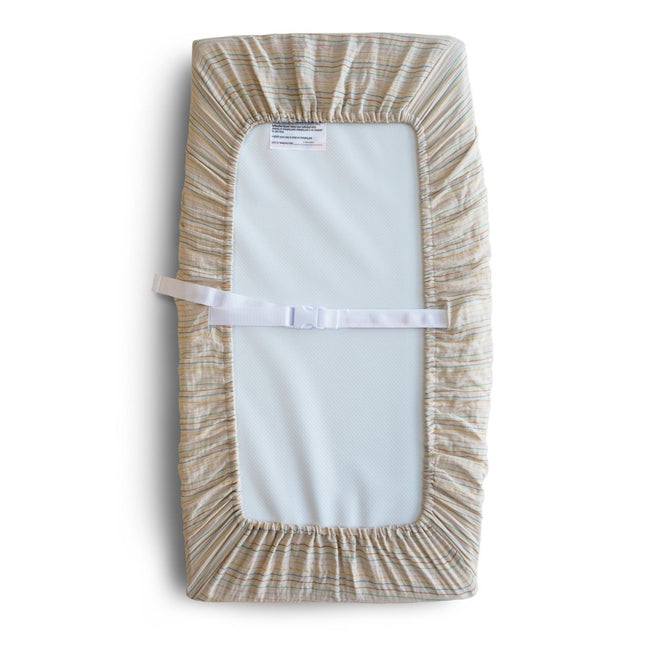 Mushie Aankleedkussenhoes Retro Stripes - Mushie - Babywinkel - 810052465623