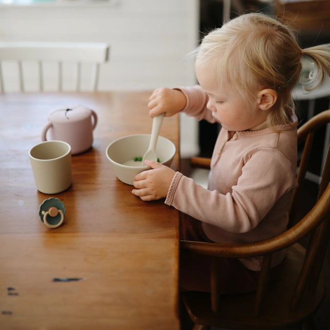 Mushie Baby Kom Rond Vanilla 2st koop je bij Babywinkel
