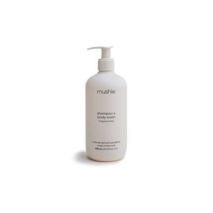 Mushie Baby Shampoo & Body Wash Fragance Free 400ml - Mushie - Babywinkel - 810052464756