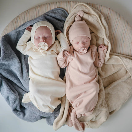 Mushie Babymutsje Bonnet Blush - Mushie - Babywinkel - 810052465203