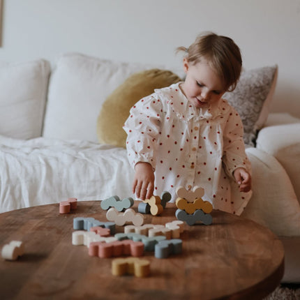Mushie Blokkenset Balans Toren Hout koop je bij Babywinkel