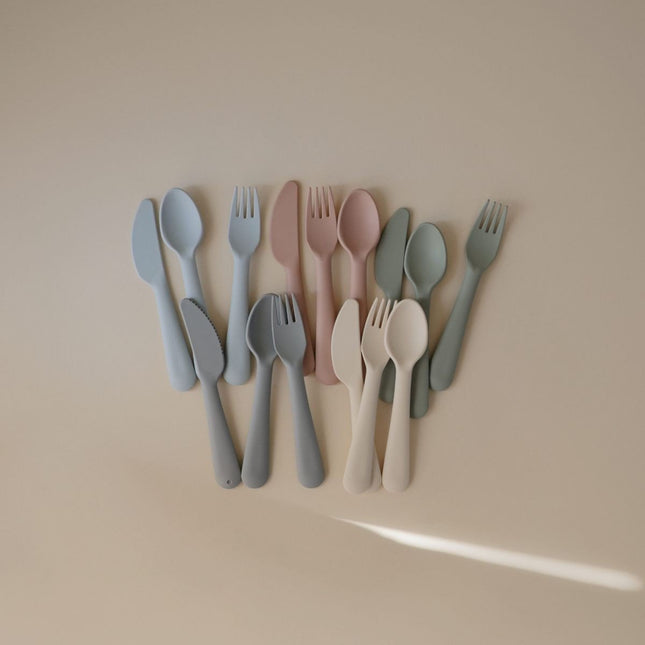 MUSHIE - CUTLERY SET - Cloud - Mushie - Babywinkel - 840355800593