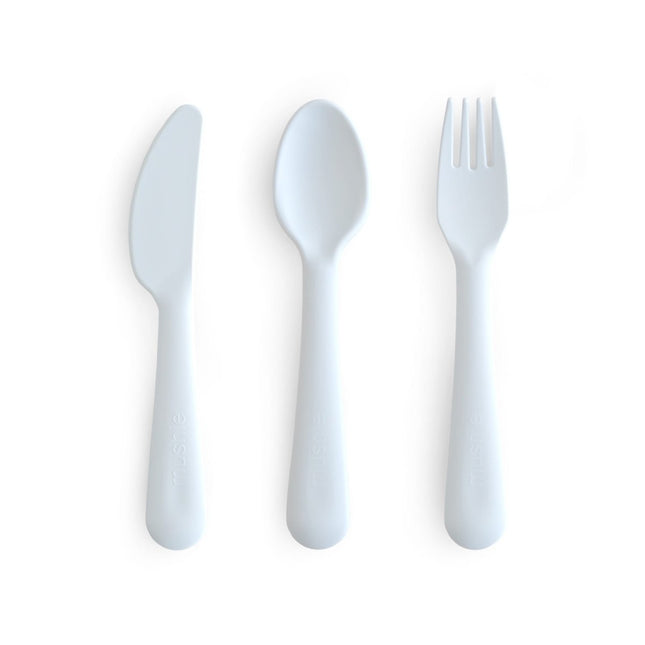 MUSHIE - CUTLERY SET - Powder Blue - Mushie - Babywinkel - 840355800609