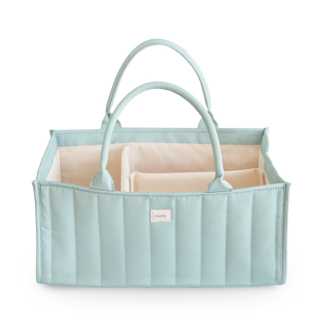 Mushie Draagbare Luier Organizer Roman Green koop je bij Babywinkel