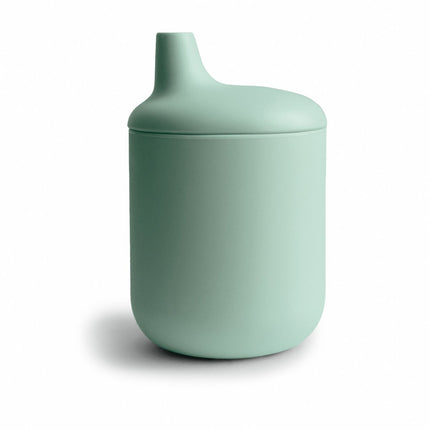 Mushie Drinkbeker Met Tuit Cambridge Blue - Mushie - Babywinkel - 810052464541