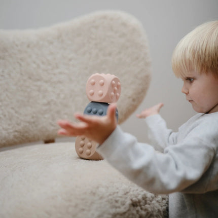 Mushie Educatief Speelgoed Dobbelstenen Tradewinds/Stone 2st - Mushie - Babywinkel - 810052467368