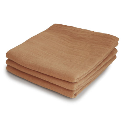 Mushie Hydrofiele Doek Fall Yellow 3st koop je bij Babywinkel