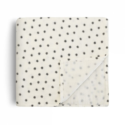 Mushie Inbakerdoek Black Daisy - Mushie - Babywinkel - 810052468983