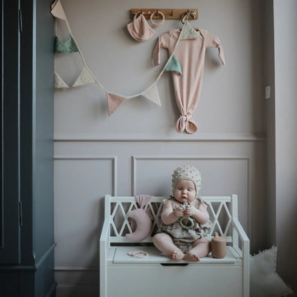 Mushie Knuffeldoekje Lovey Blush - Mushie - Babywinkel - 810052465586