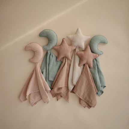 Mushie Knuffeldoekje Lovey Moon Roman Green - Mushie - Babywinkel - 810052460673