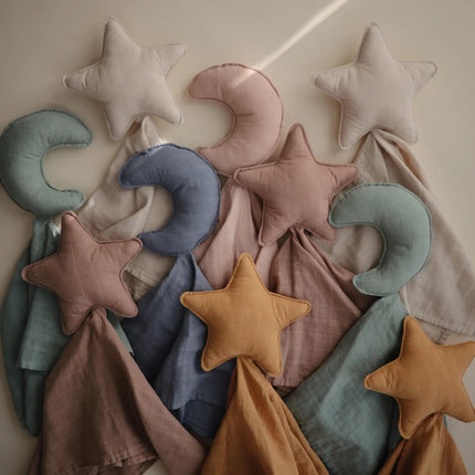 Mushie Knuffeldoekje Lovey Moon Tradewinds - Mushie - Babywinkel - 810052461991