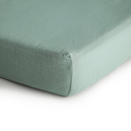 Mushie Ledikantlaken Roman Green - Babywinkel - 810052461625