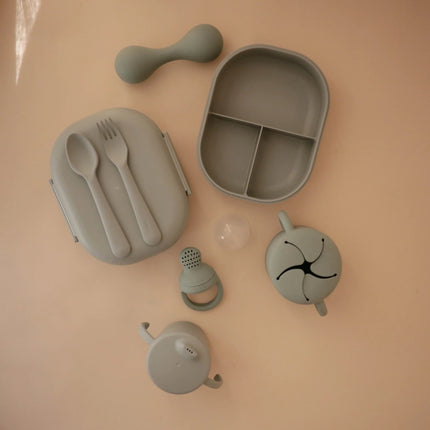 Mushie Lunchbox Sage - Mushie - Babywinkel - 810052468273
