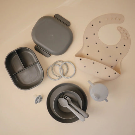 Mushie Lunchbox Smoke - Mushie - Babywinkel - 810052468280