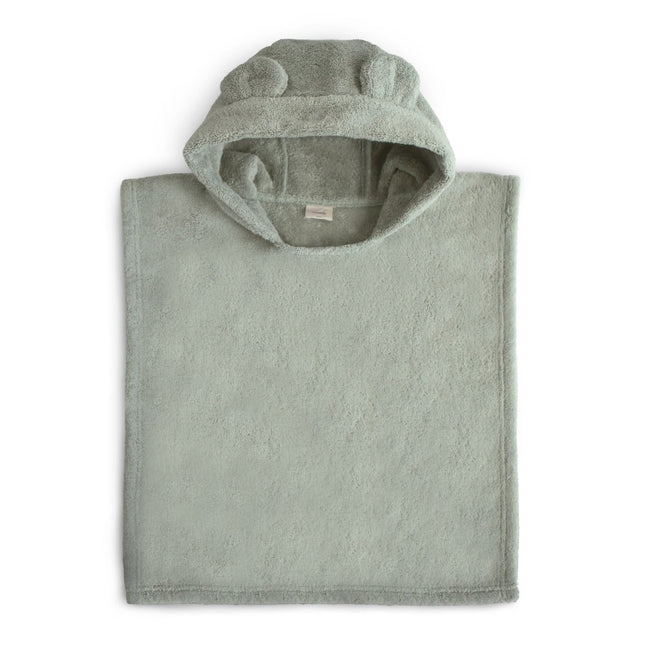 MUSHIE - PONCHO TOWEL BEAR - Moss - Mushie - Babywinkel - 840355801101