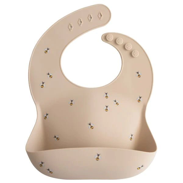 Mushie Slabbetje Bee - Mushie - Babywinkel - 840355800685