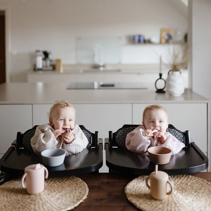 Mushie Slabbetje Lange Mouwen Fog - Mushie - Babywinkel - 840355800463