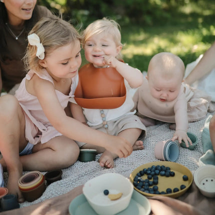 Mushie Slabbetje Silicone Clay - Mushie - Babywinkel - 810052460000