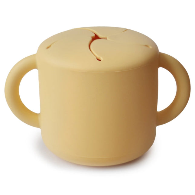Mushie Snackbakje Pale Daffodil koop je bij Babywinkel