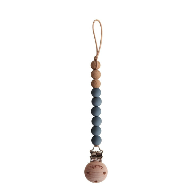 Mushie Speenkoord Eva Iron - Mushie - Babywinkel - 810052466941