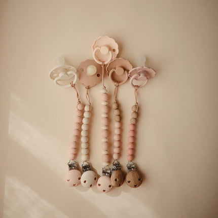 Mushie Speenkoord Luna Blush - Mushie - Babywinkel - 810052468228