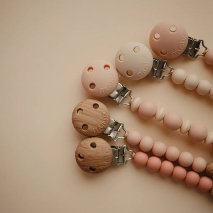 Mushie Speenkoord Luna Blush - Mushie - Babywinkel - 810052468228