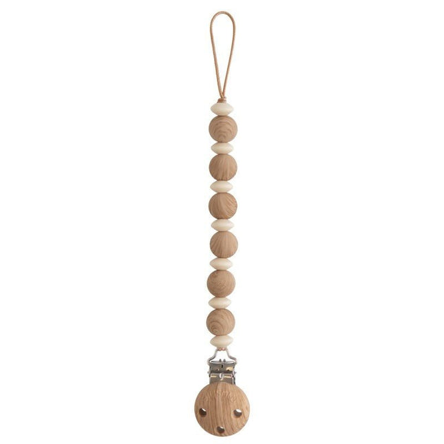 Mushie Speenkoord Luna Faux Wood - Mushie - Babywinkel - 810052468211