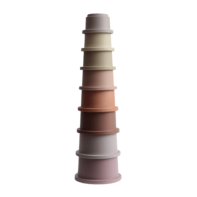 Mushie Stapeltoren Pastel koop je bij Babywinkel