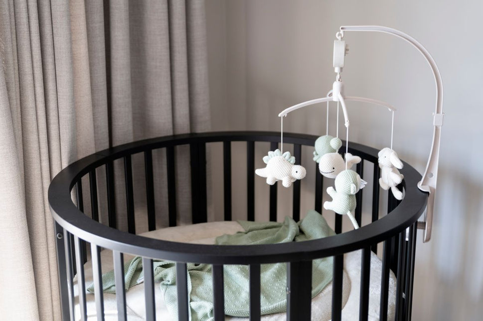 Baby's Only Muziekmobiel Animals Laurel Green/Warm Linen koop je bij Babywinkel