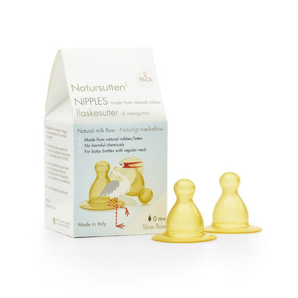 Natursutten Flesvoeding Accessoire Flesspeen Slow Flow 2st - Natursutten - Babywinkel - 894654002103