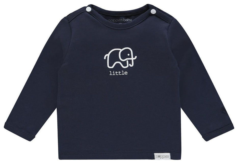 Noppies Baby Shirt Amanda Olifantje Navy koop je bij Babywinkel