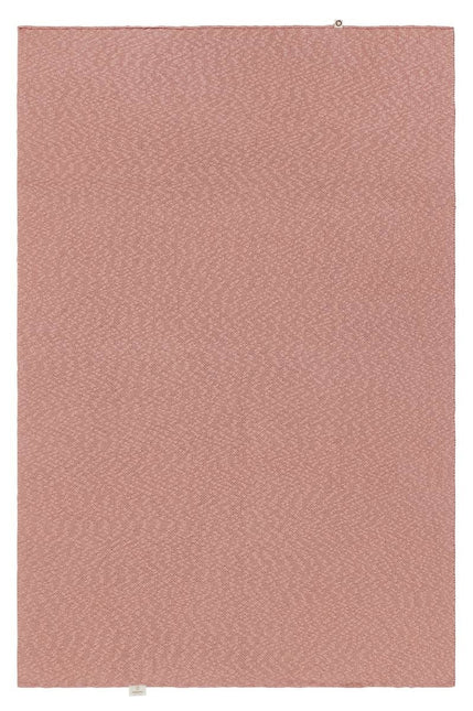 Noppies Gemeleerd gebreid omkeerbaar wiegdekentje Misty Rose 100x140cm - Noppies - Babywinkel - 8719788633219
