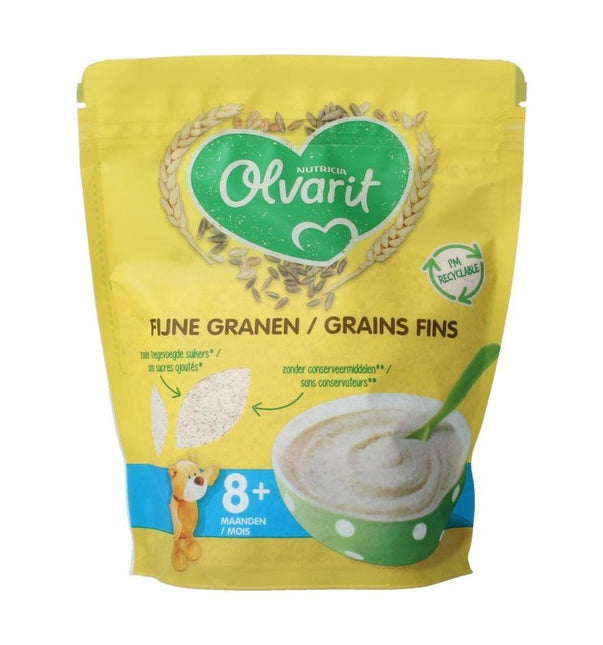 Olvarit Babyvoeding 8+ Maanden Fijne Granen 200 gram koop je bij Babywinkel