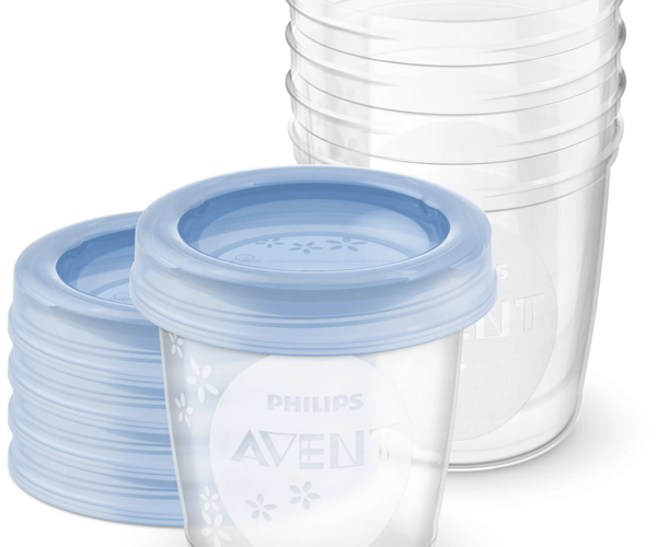 Philips Avent Muttermilchaufbewahrungsbecher 180ml 5 Stk.  Babywinkel