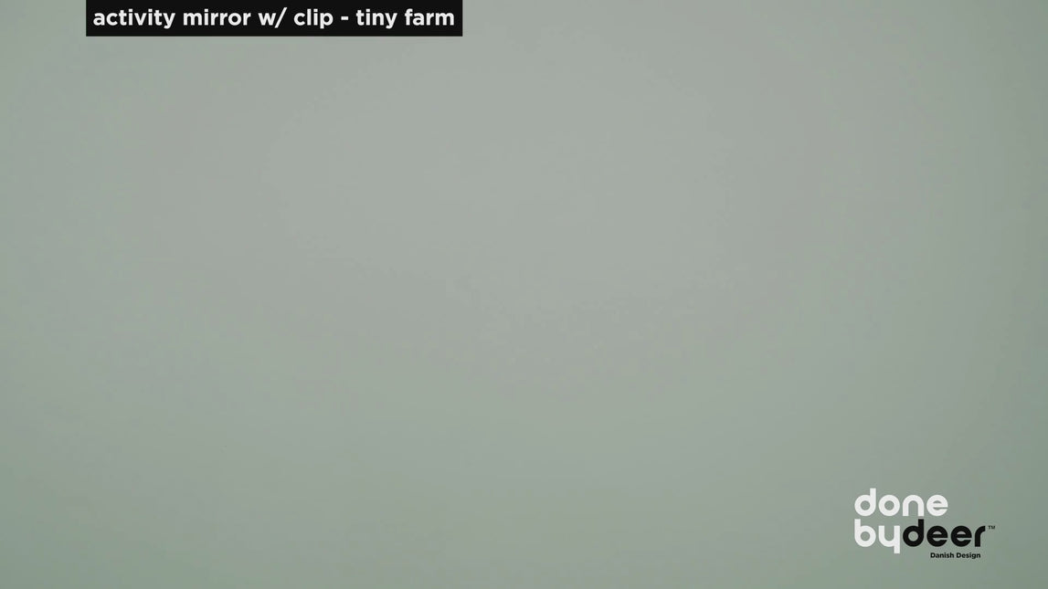 Aktivitätsspiegel mit Clip Tiny Farm Grün
