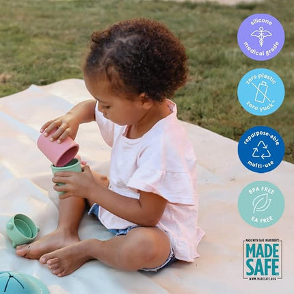 Pura Drinkbeker My - My™Siliconen Mint, Grijs En Moss 3St koop je bij Babywinkel