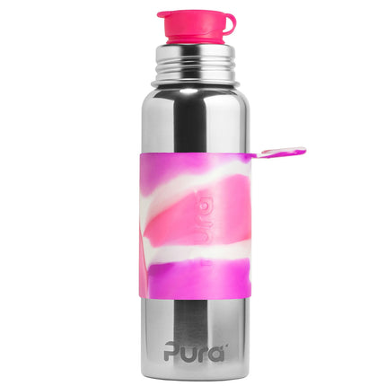 Pura Trinkflasche Swirl Pink 850 ml