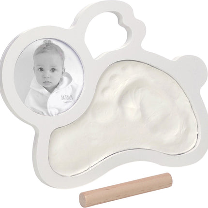 Rabbit shape picture frame with clay - Babywinkel - 8711811113903
